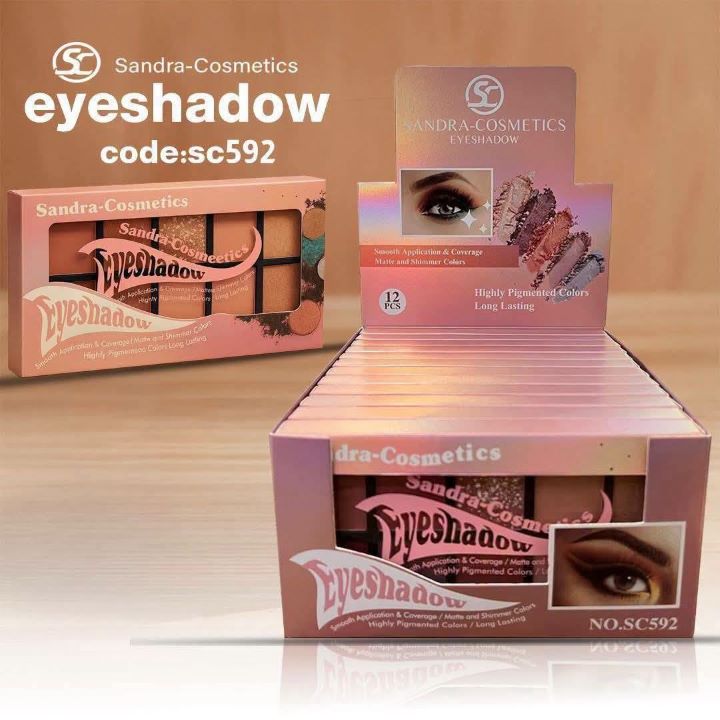 Sandra Eyeshadow Palette, 10 Shades