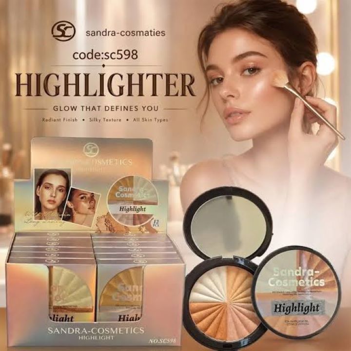 Sandra Highlighter Quad